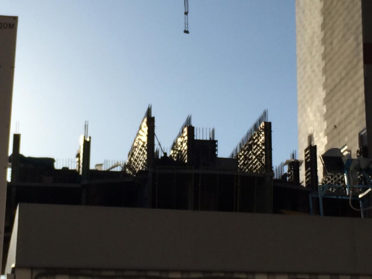 Аренда стационарного бетононасоса для строительство 2-х секционного жилого дома в г. Одинцово д. Мамоново