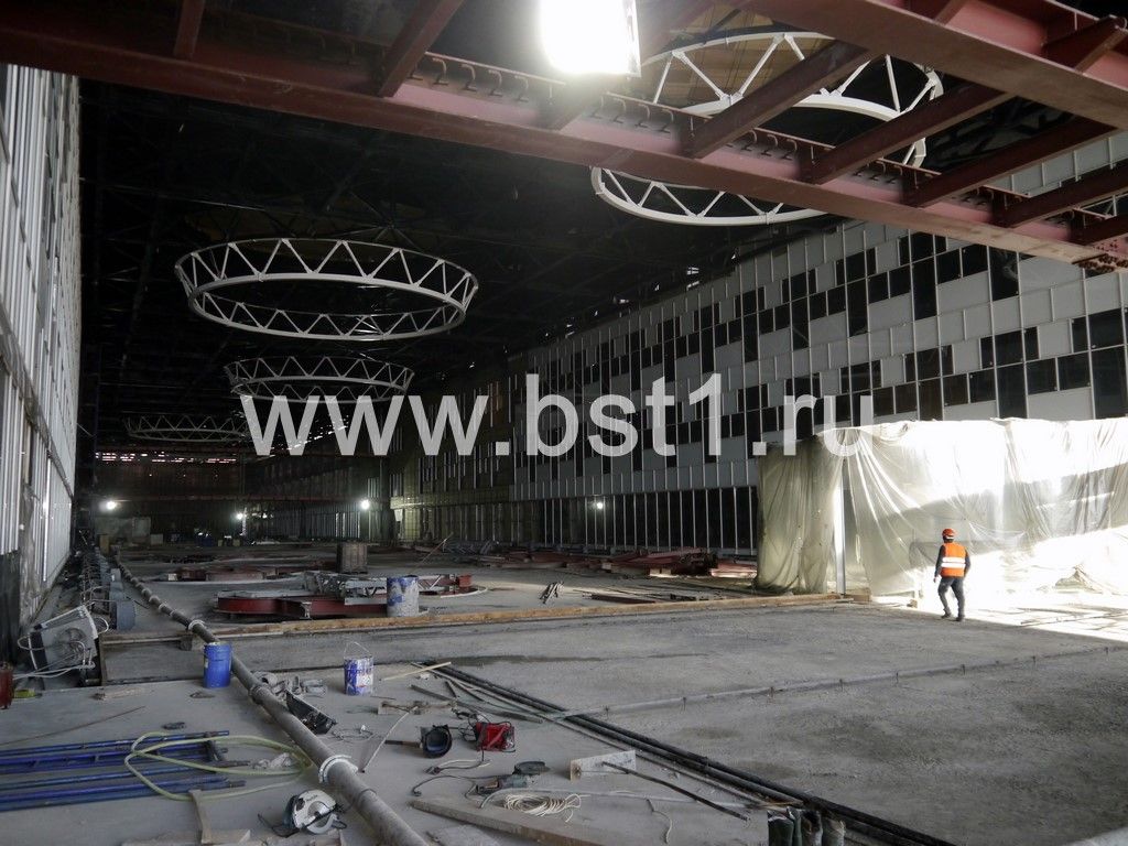 Беотононасос качает бетон в Инновационном центре "Сколково"