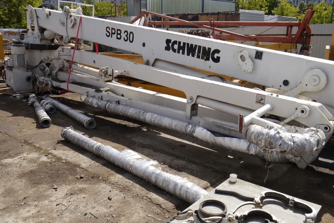 Наша компания приступила к ремонту распределительной стрелы Schwing SPB 30